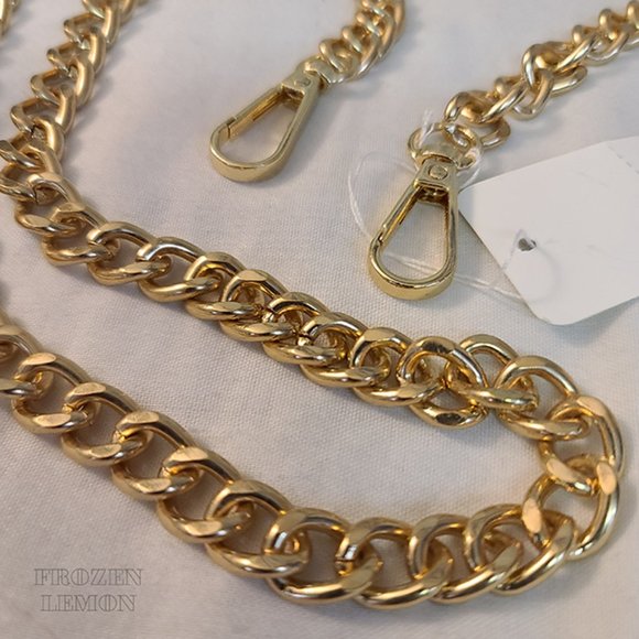 Crossbody Handbag Chain! Big Cuban Link Chain in Gold! - Picture 1 of 3